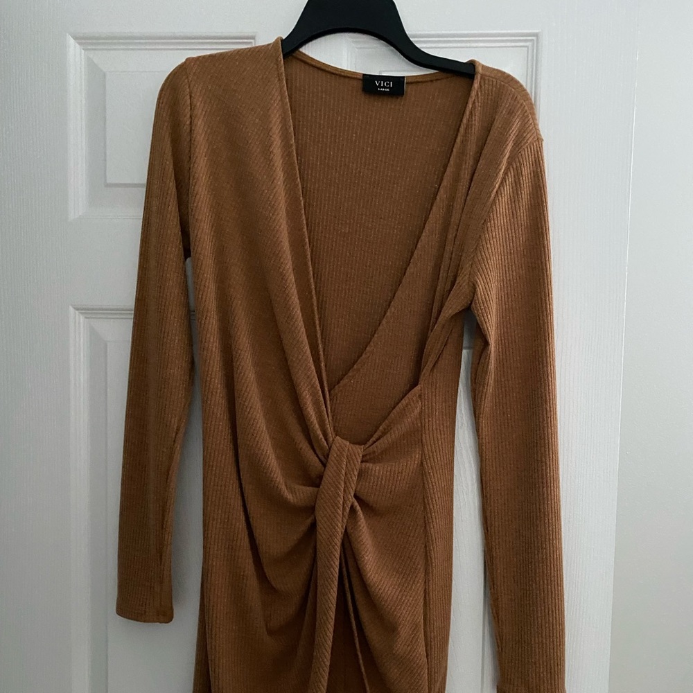 Tan Vici dress